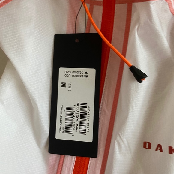 Men's Oakley Translucent Skyline Shell Jacket Size Medium NWT - Picture 7 of 7